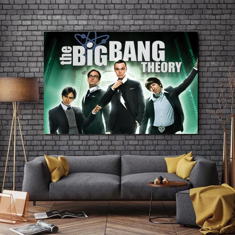تابلو شاسی طرح سینما مدل Big Bang Theory کد A190