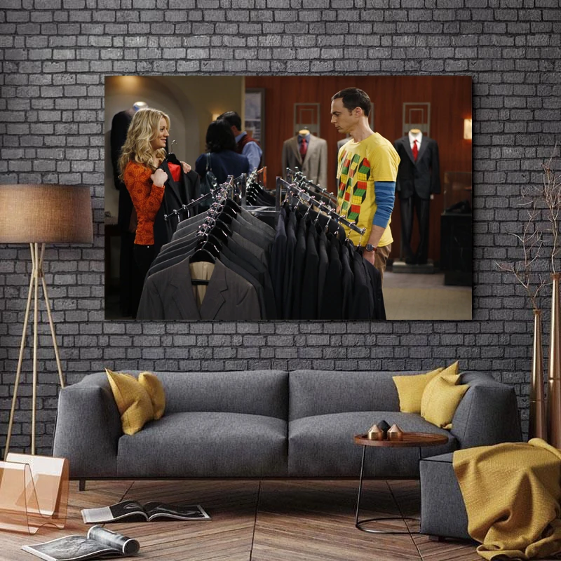 تابلو شاسی طرح سینما مدل Big Bang Theory کد A193
