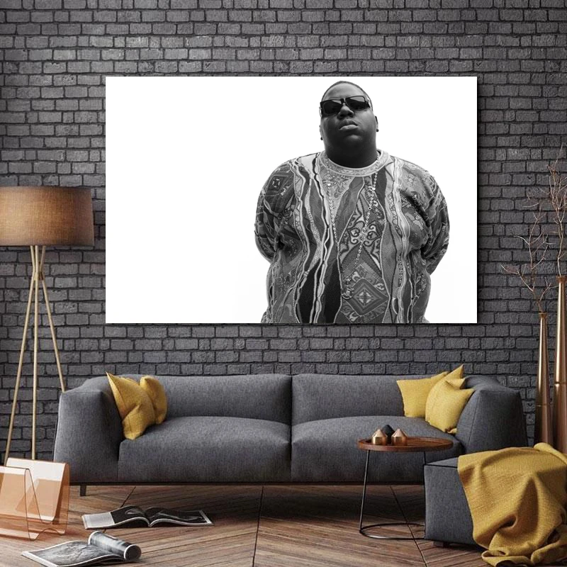 تابلو شاسی طرح بزرگان موسیقی جهان مدل Notorious BIG کد A194