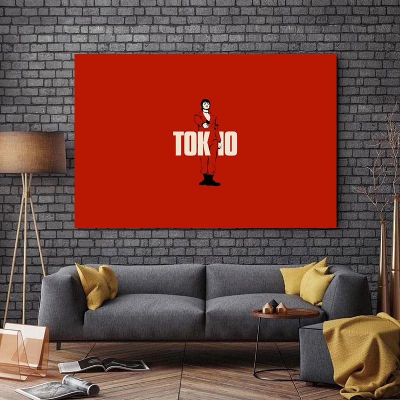 تابلو شاسی طرح سینما مدل Money Heist کد A199