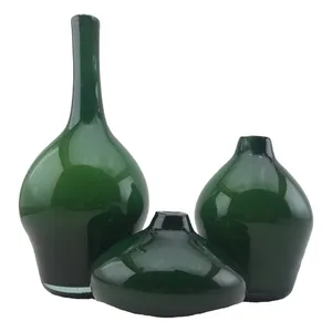 گلدان شیشه ای مدل سالنگ کد323 مجموعه سه عددی