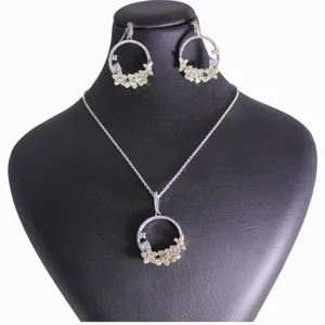 نیم ست نقره زنانه طرح پروانه کد M1001