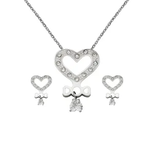 نیم ست زنانه طرح قلب کد HN1028