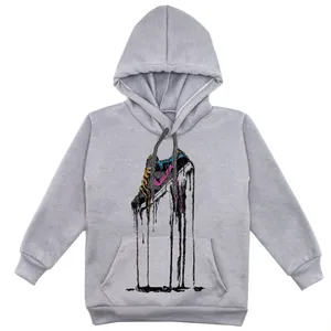 هودی پسرانه مدل کفش F134 رنگ طوسی