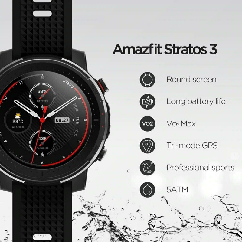 Stratos 3 smartwatch clearance