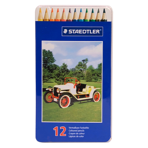 مداد رنگی 12 رنگ استدلر مدل ST22 کد 458