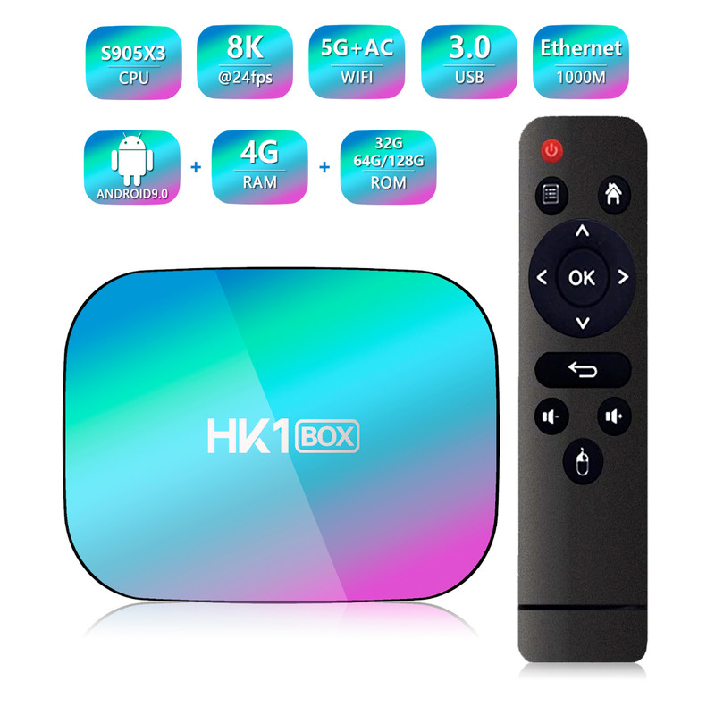 اندروید باکس اچ‌کی1 مدل باکس 4/32