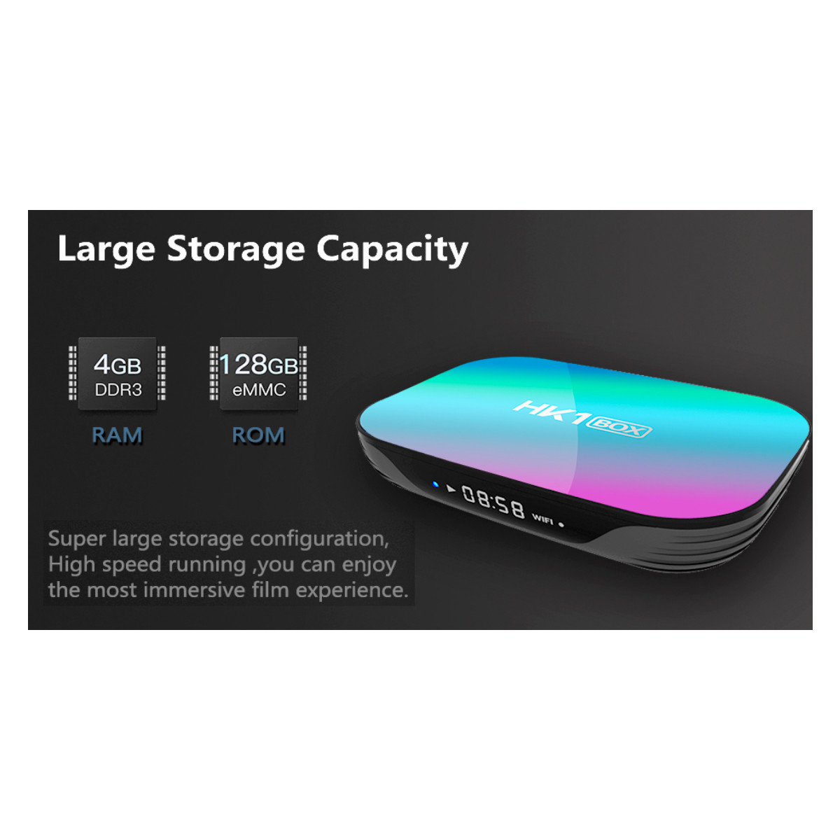 اندروید باکس اچ‌کی1 مدل باکس 4/32