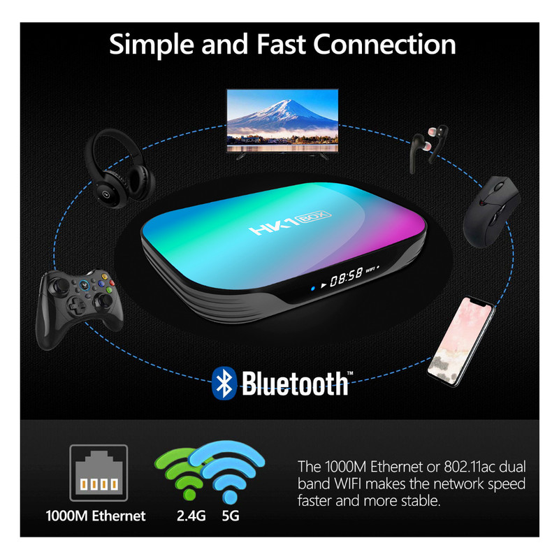 اندروید باکس اچکی1 مدل باکس 4/32 اندروید باکس اچکی1 مدل باکس 4/32