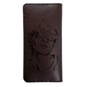کیف پول مردانه طرح کهکشان کد 011