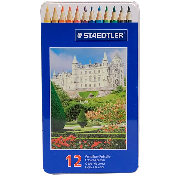 مداد رنگی 12 رنگ استدلر مدل ST24 کد 254