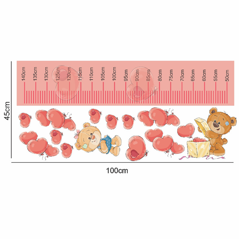 متر اندازه گیری کودک طرح تدی کد01