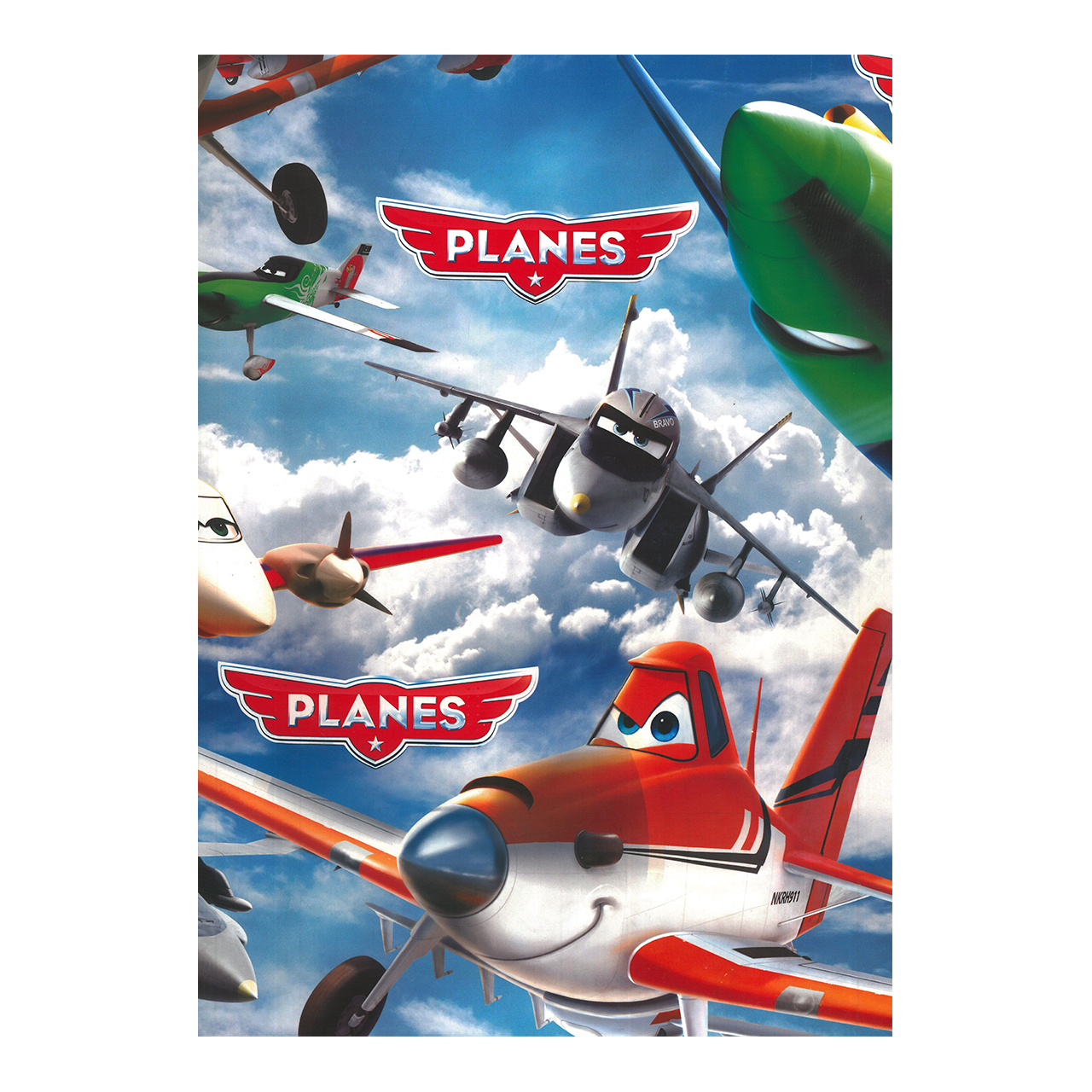 کاغذ کادو مدل Planes کد 1213 بسته 5 عددی