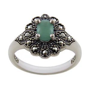   انگشتر نقره زنانه بازرگانی میلادی کد AW_283