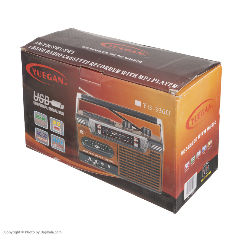 رادیو ضبط و اسپیکر یوگان مدل YG-336U رادیو ضبط و اسپیکر یوگان مدل YG-336U