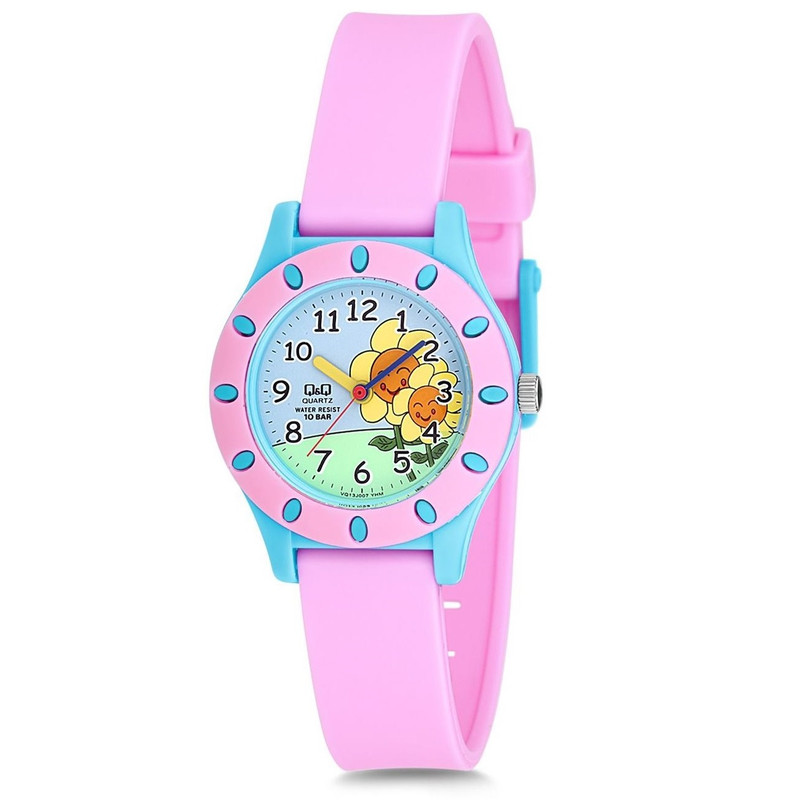 ساعت مچی عقربه ای دخترانه کیو اند کیو مدل vq13j007y