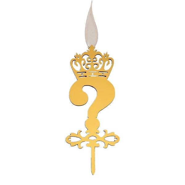 شمع تولد طرح علامت سوال کد TG130