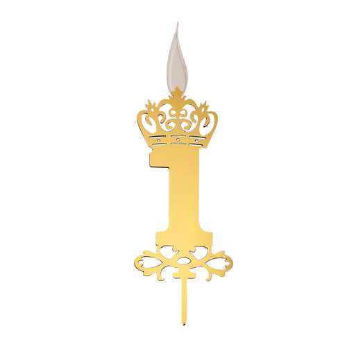 شمع تولد طرح عدد 1 کد TG130