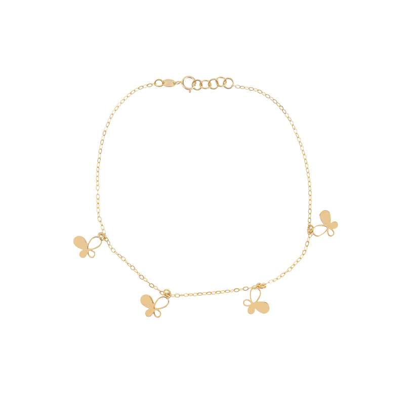 پابند طلا 18 عیار زنانه میو گلد مدل GD466