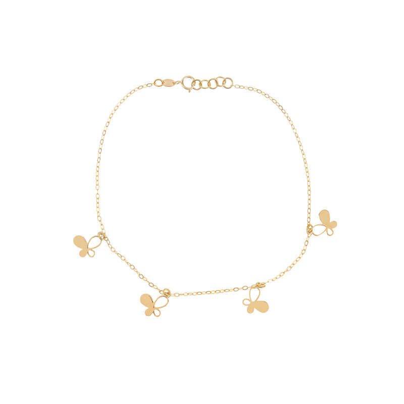 پابند طلا 18 عیار زنانه میو گلد مدل GD466