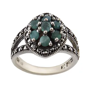   انگشتر نقره زنانه بازرگانی میلادی کد AW_295