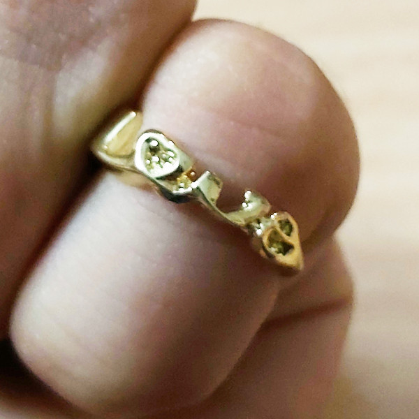 انگشتر دخترانه کد LV 01