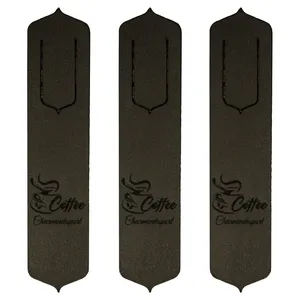 نشانگر کتاب چرمینه اسپرت طرح کافی کد 10BM-3 بسته 3 عددی