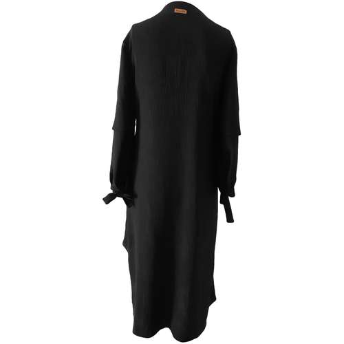 مانتو زنانه کد B99008 رنگ مشکی