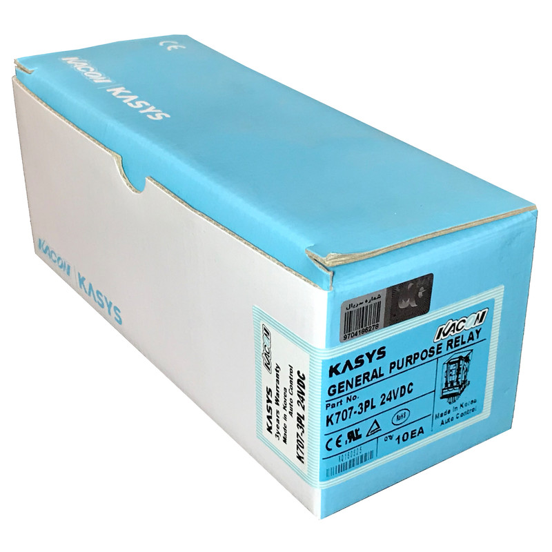 رله 11 پایه کاکن مدل K707-3PL-24VDC بسته ۱۰ عددی
