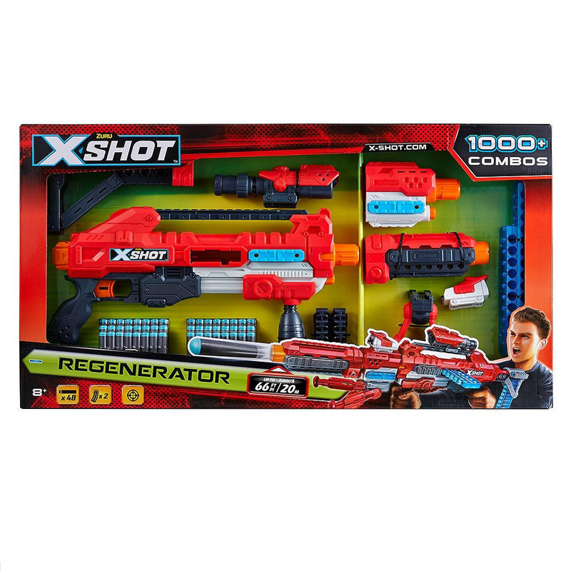 تفنگ بازی زورو سری X-Shot مدل Regenerator
