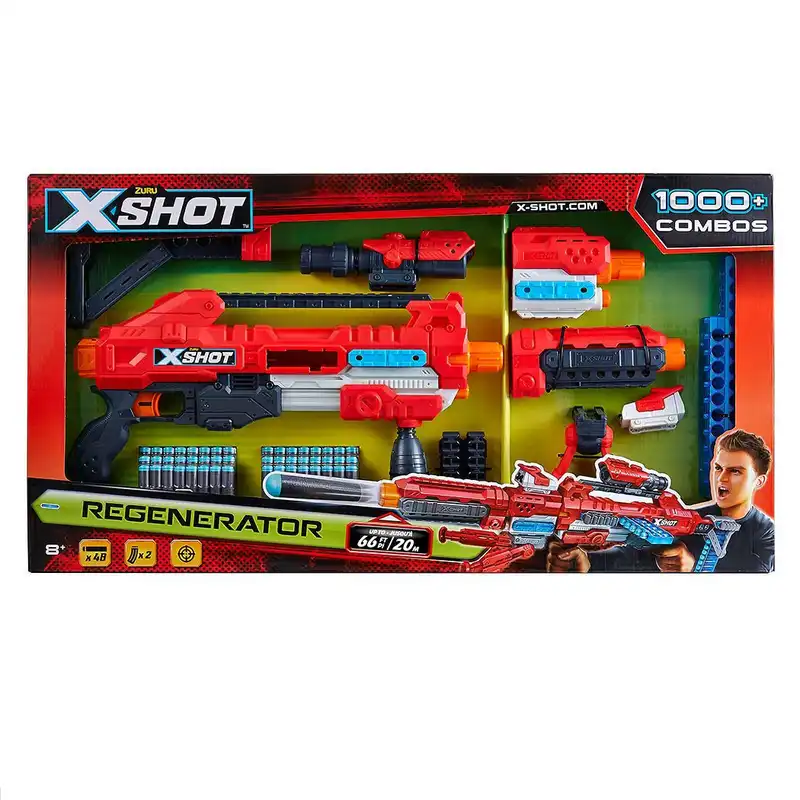 تفنگ بازی زورو سری X-Shot مدل Regenerator