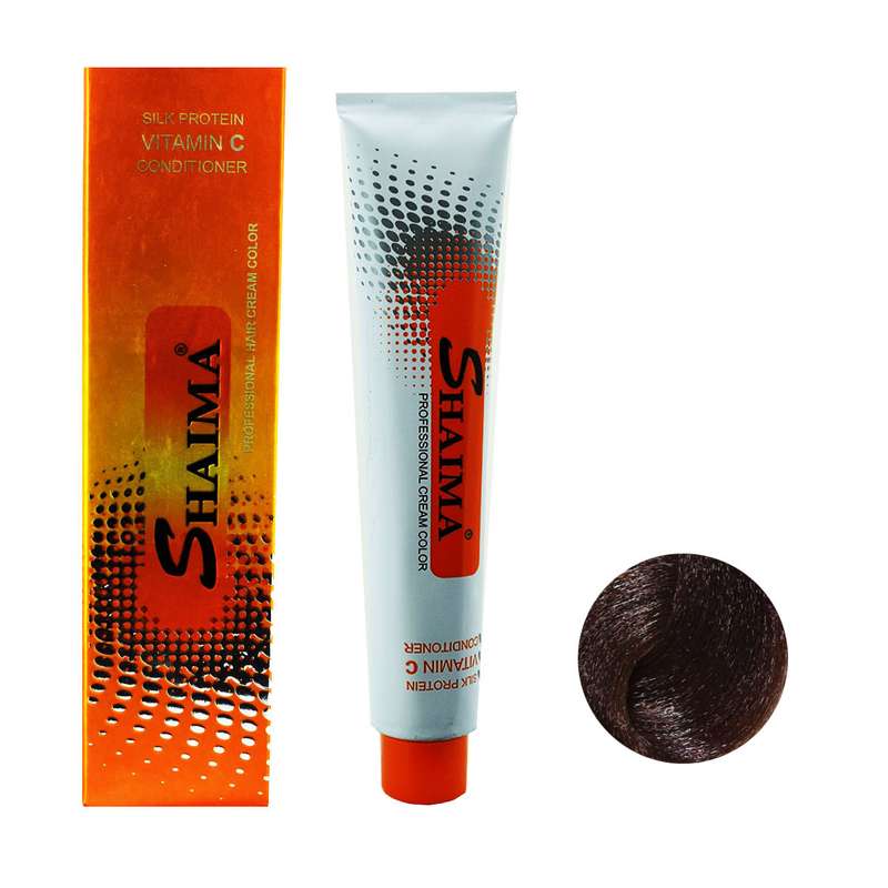 رنگ مو شایما مدل 1221 شماره 4.23 حجم 100 میلی لیتر رنگ قهوه ای فندقی