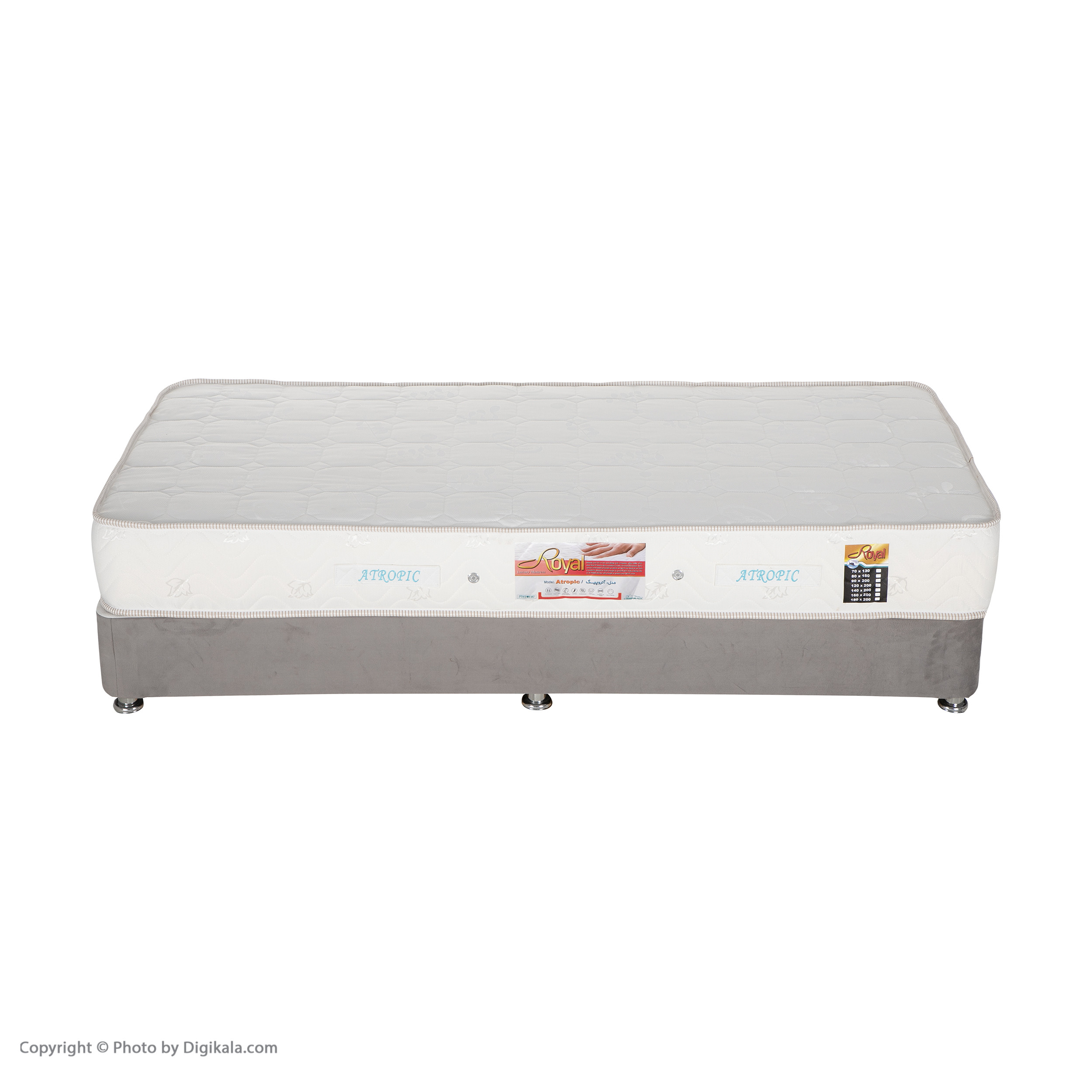 تخت خواب یک نفره مدل DMB116 سایز 200 × 90 سانتی‌ متر