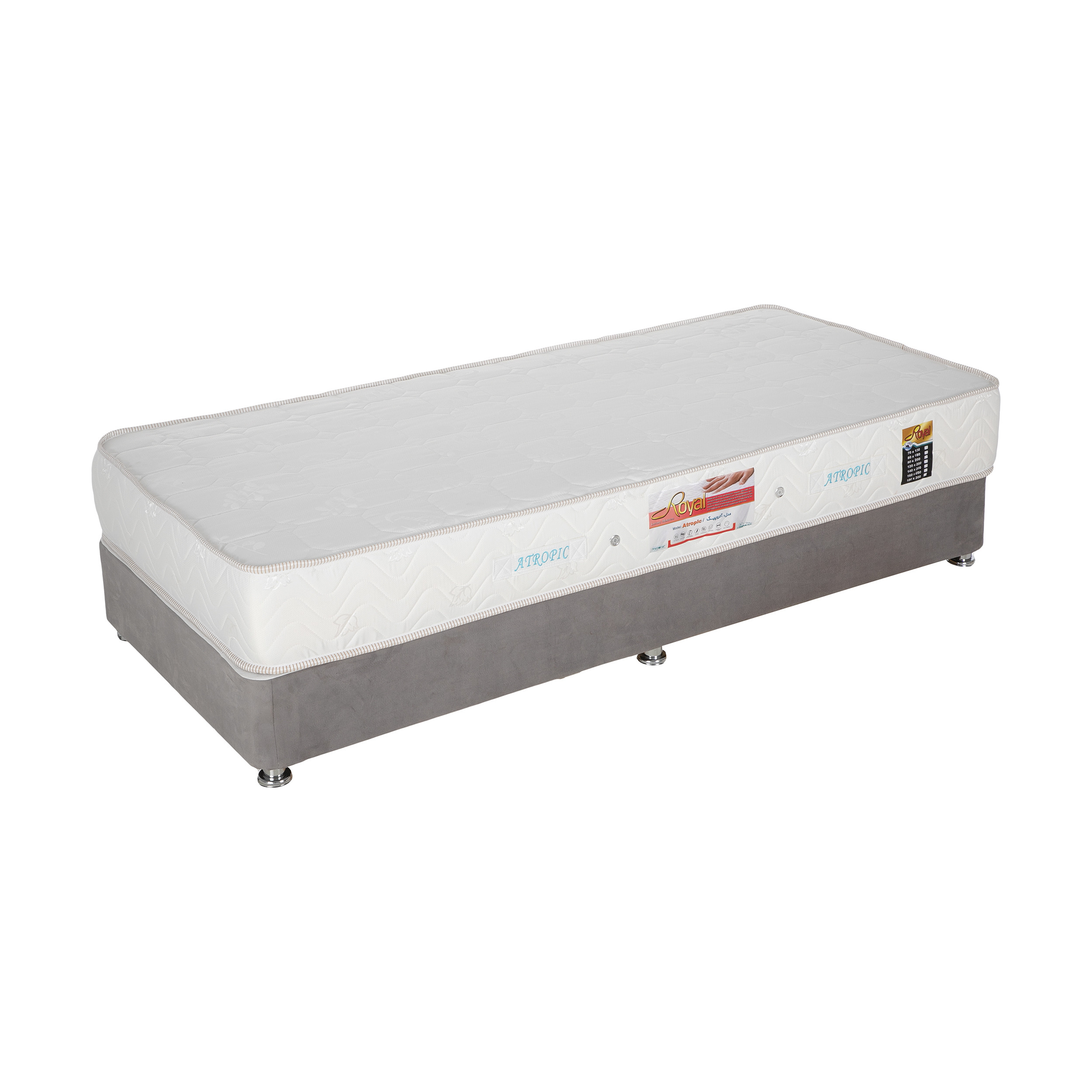 تخت خواب یک نفره مدل DMB116 سایز 200 × 90 سانتی‌ متر