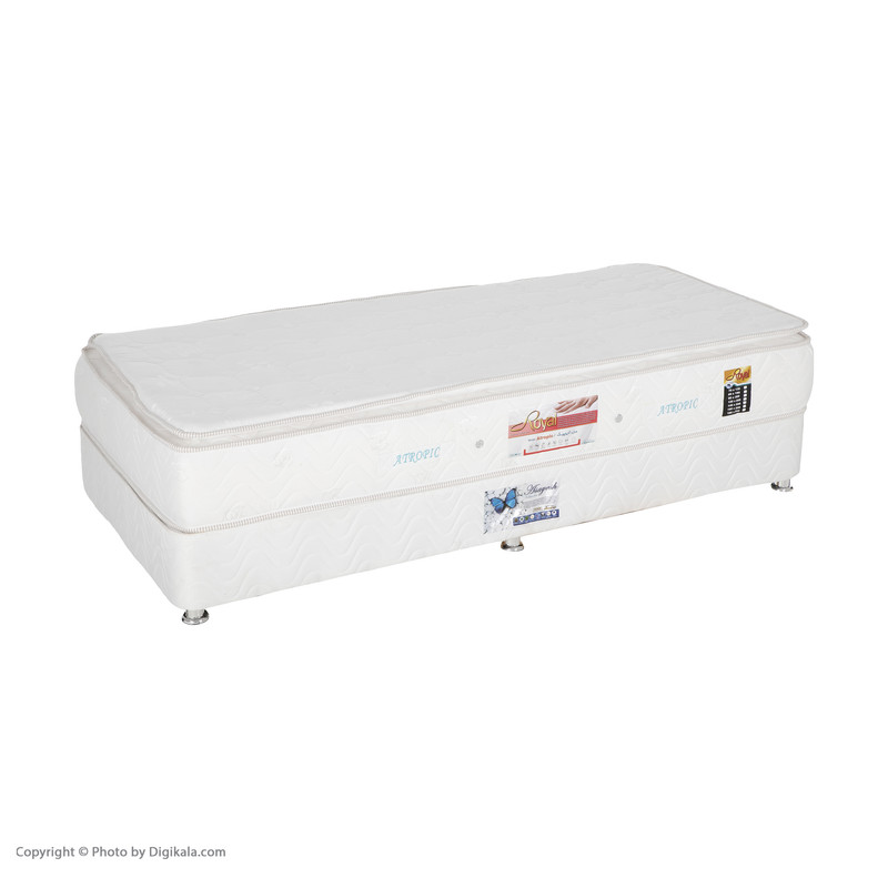 تخت خواب یک نفره آسایش مدل DMB135 سایز 200 × 90 سانتی‌ متر
