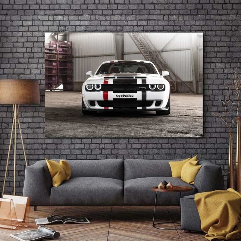 تابلو شاسی طرح ماشین مدل Dodge Challenger کد A218