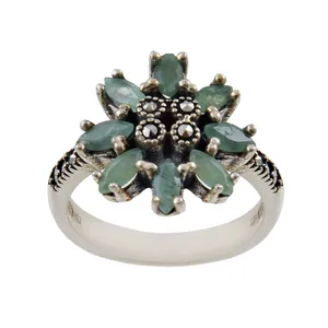   انگشتر نقره زنانه بازرگانی میلادی کد AW_287