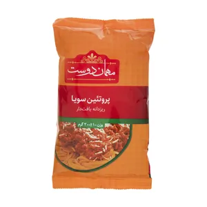 سویا پروتئین مهمان دوست مقدار 200 گرم