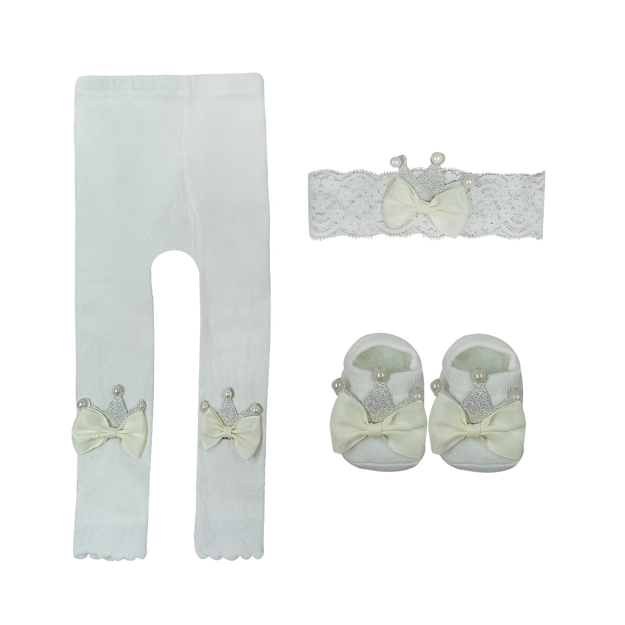 ست 3 تکه لباس نوزادی کد 3883