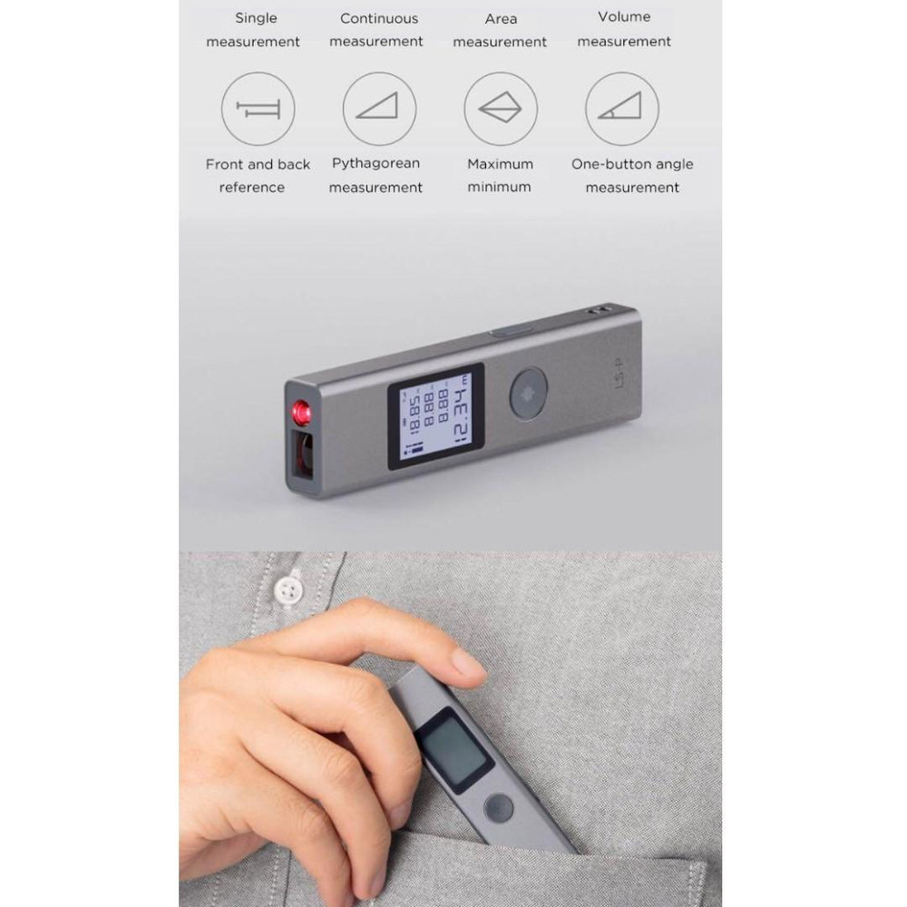 متر لیزری مدل Duka LS-P