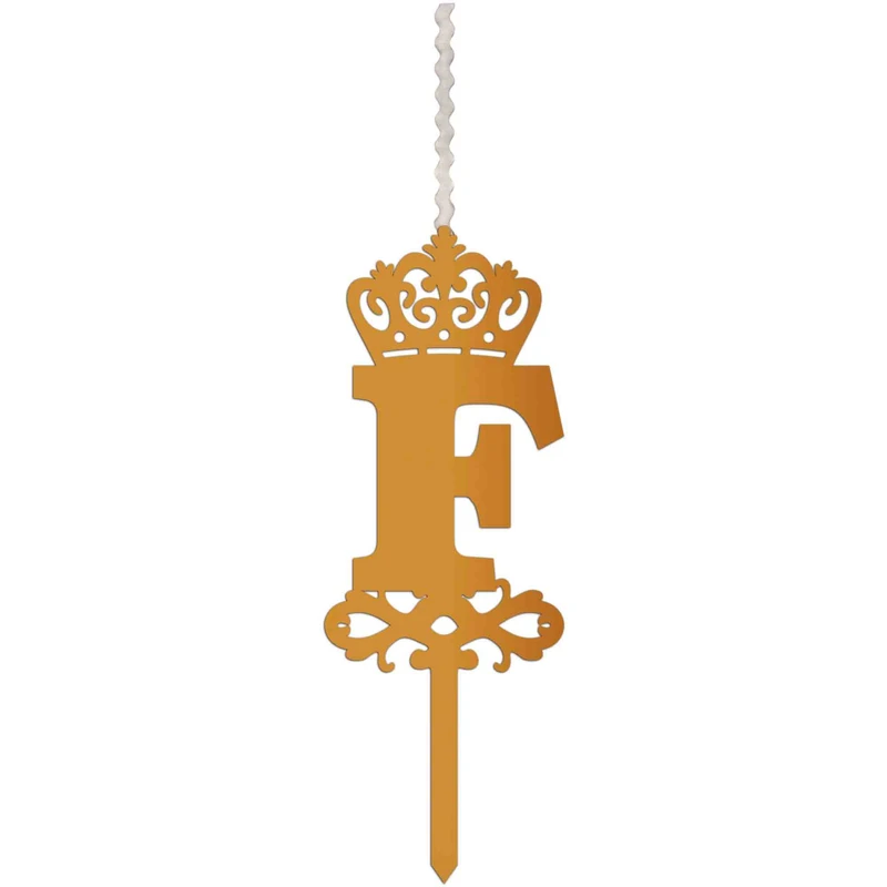 شمع تولد طرح حرف F کد HMF