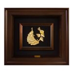 تابلو طلا کوب دانژه طرح طاووس و پروانه کد TSGH4540235
