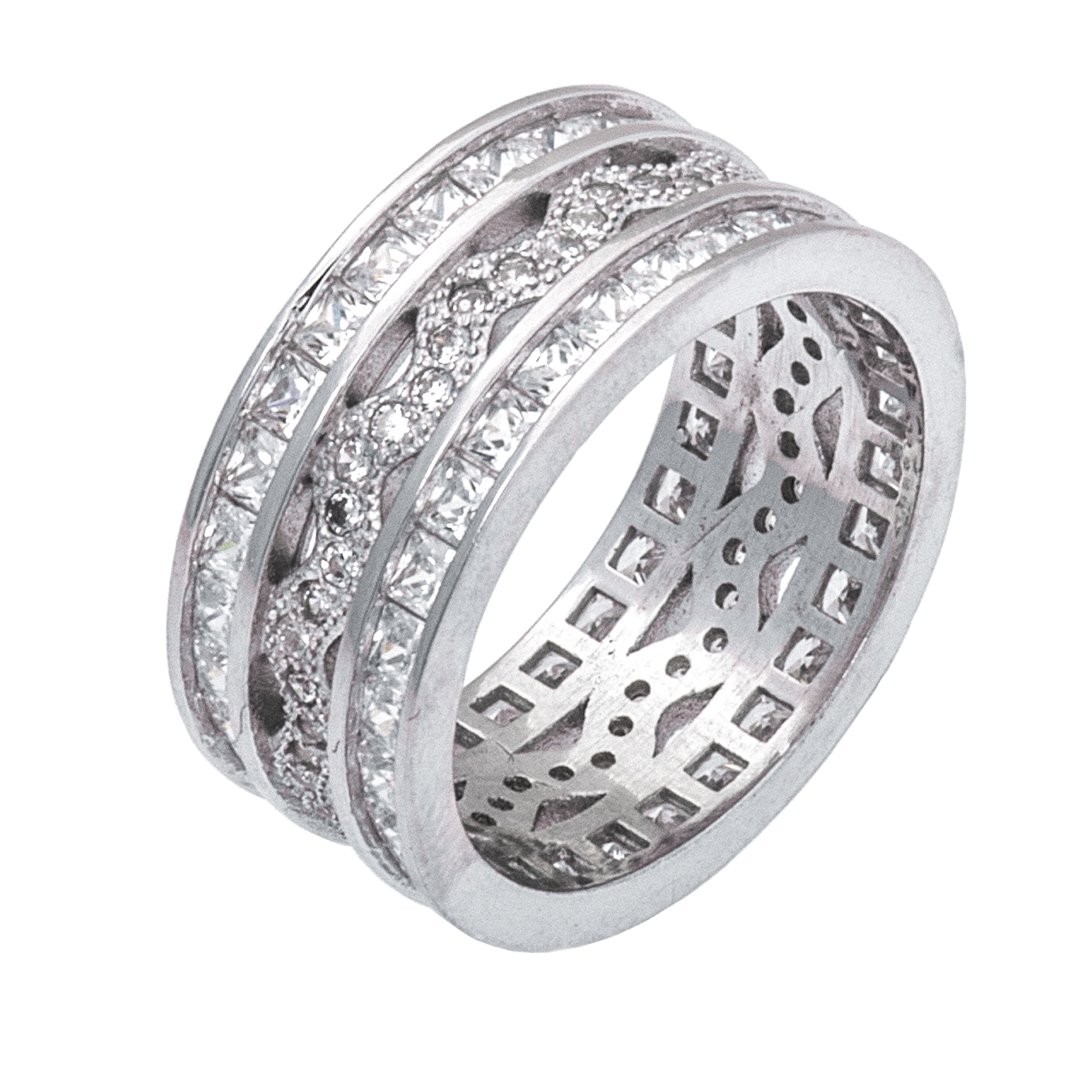 انگشتر نقره زنانه کد 2111