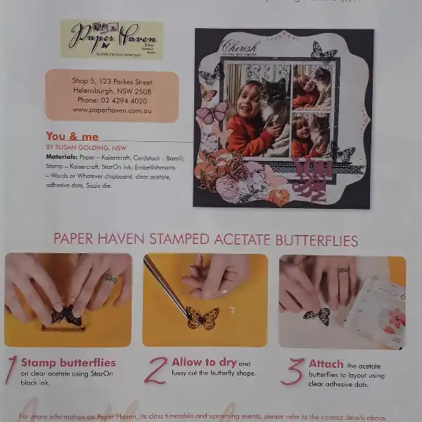 مجله Scrapbooking for a cause مارچ 2020