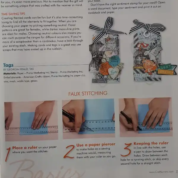 مجله Scrapbooking for a cause مارچ 2020