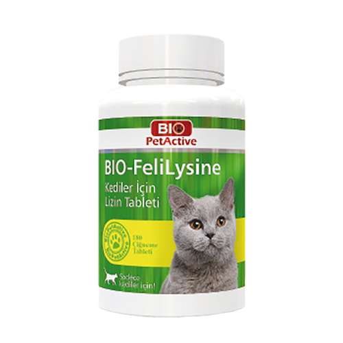 قرص لیزین گربه بایو پت اکتیو مدل BIO-FeliLysine وزن 45 گرم