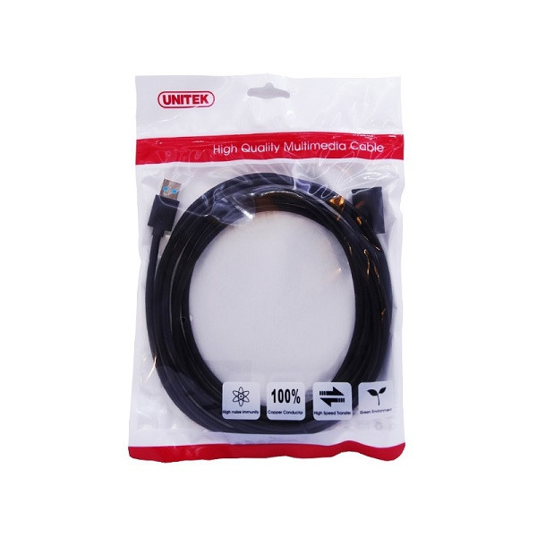 کابل افزایش طول 3.0 USB یونیتک مدل Y-C458GBK طول 1.5 متر