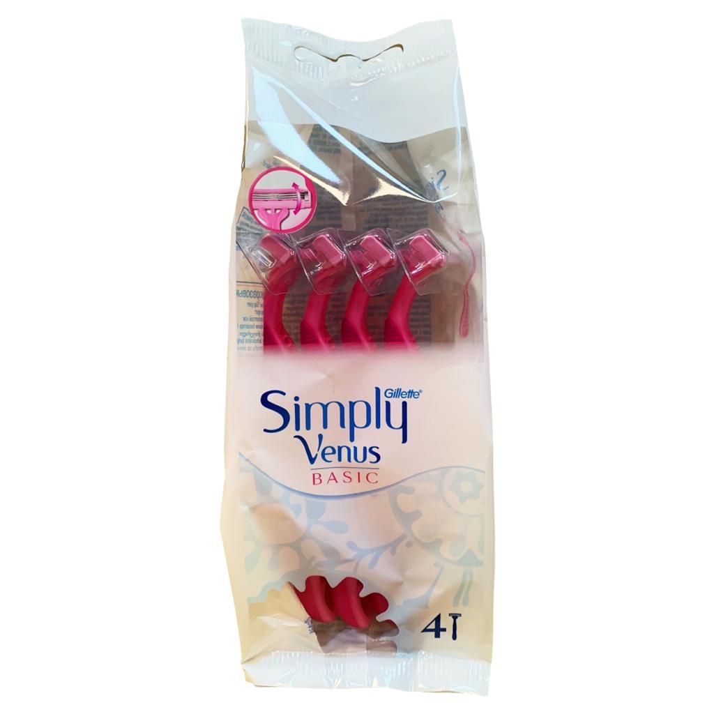 خودتراش ژیلت مدل Simply Venus Basic بسته 4 عددی -  - 1