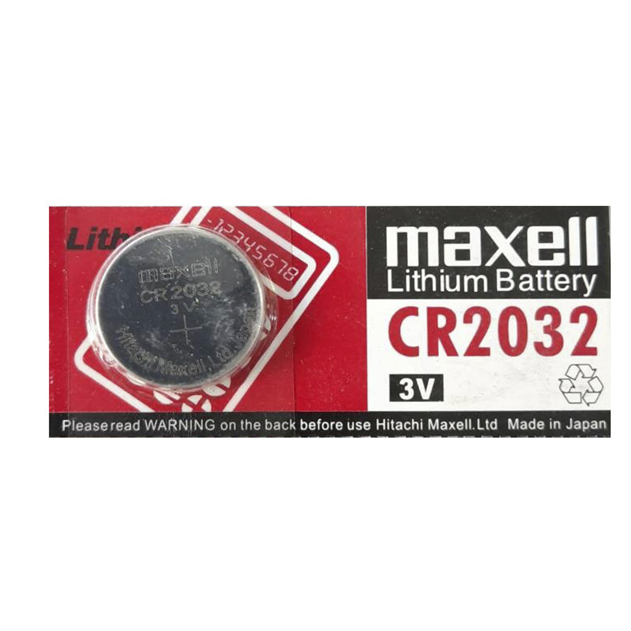 باتری سکه ای مکسل مدل CR 2032
