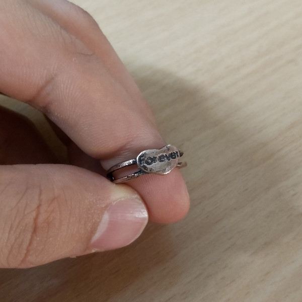 انگشتر دخترانه کد FV 01